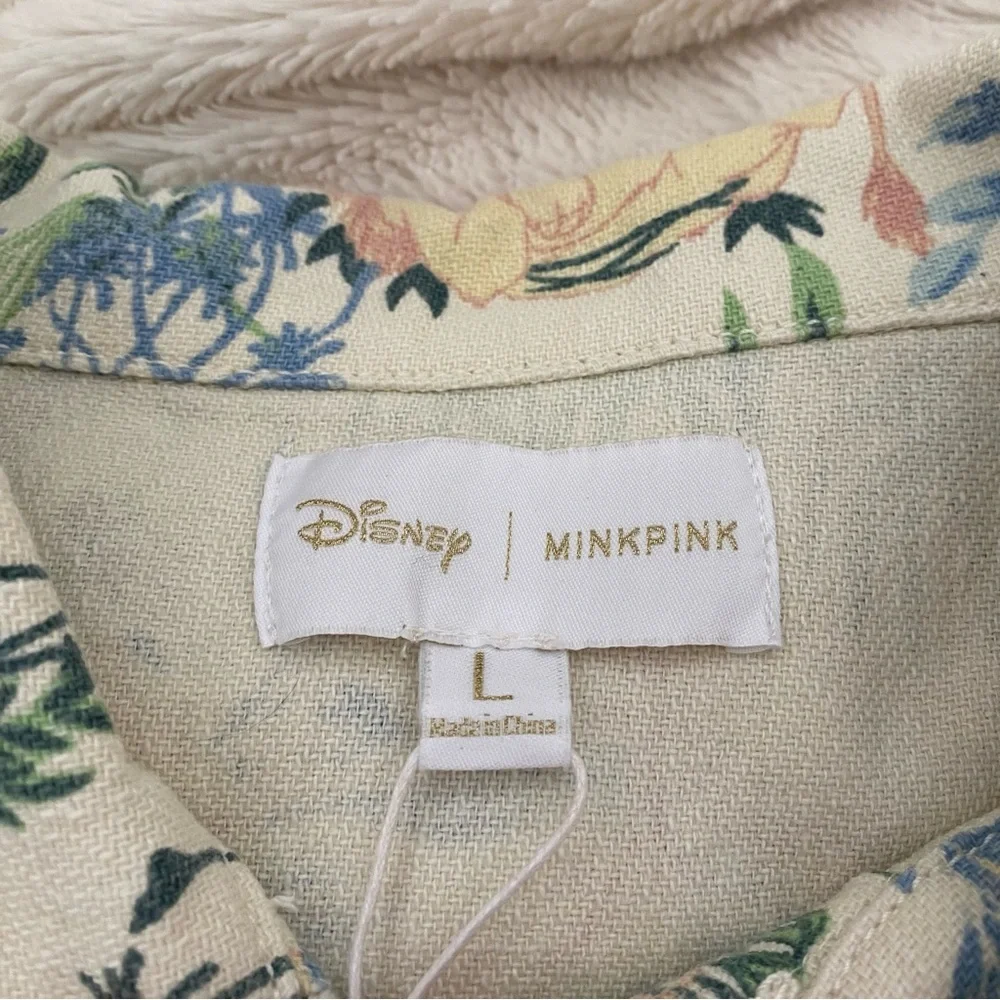 NWT Disney X MinkPink LIMITED EDITION Lion King denim jean jacket Sz L